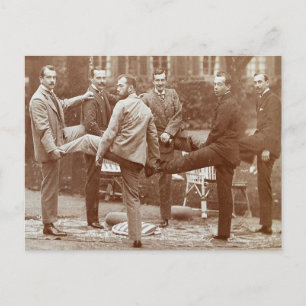 Tsaar en tsarina van Rusland en Hessen familielede Briefkaart
