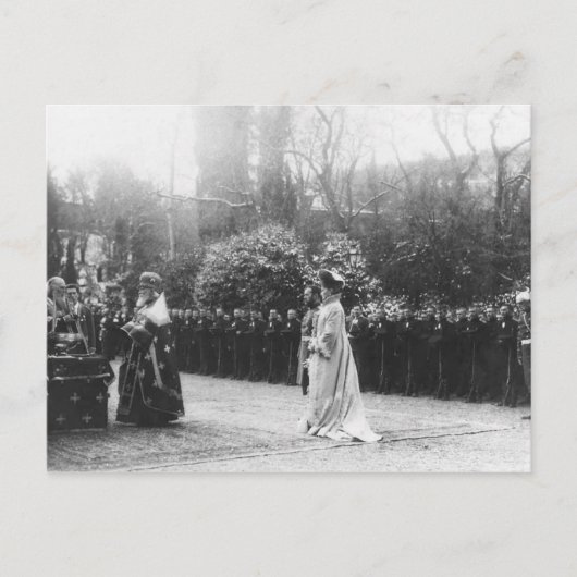 Tsaar Nicolas en Alexandra van Rusland - Romanov # Briefkaart (Voorkant)