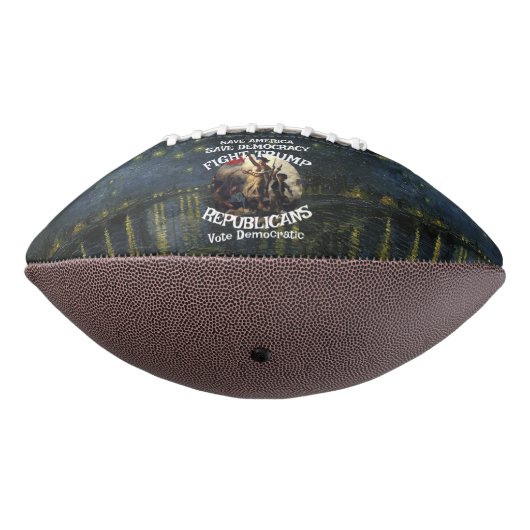 Tsaar Rue Leugenaar Trump POTUS Patriotisch MAGA T American Football (Gedraaid 270)