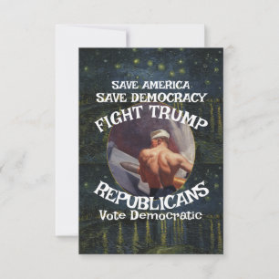 Tsaar Rue Leugenaar Trump POTUS Patriotisch MAGA T RSVP Kaartje