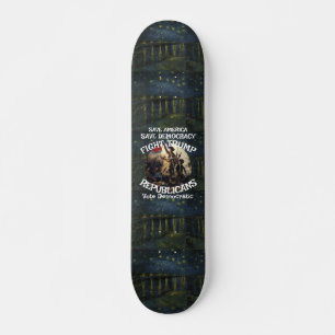 Tsaar Rue Leugenaar Trump POTUS Patriotisch MAGA T Skateboard