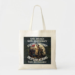 Tsaar Rue Leugenaar Trump POTUS Patriotisch MAGA T Tote Bag