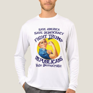 Tsaar Rue Leugenaar Trump POTUS Patriotisch MAGA T Tri-Blend Shirt