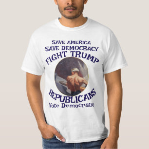 Tsaar Rue Leugenaar Trump POTUS Patriottische MAGA T-shirt