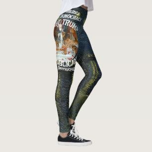 Tsaar Rue Leugenaar Trump Republikeinse Partij VS Leggings