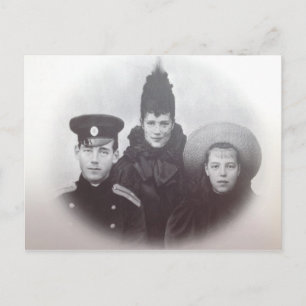 Tsaar - TSARINA MARIE & OLGA & MICHAEL Rusland #09 Briefkaart