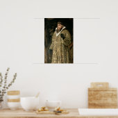 Tsar Ivan IV Vasilyevich "the Terrible" 1897 Poster (Keuken)