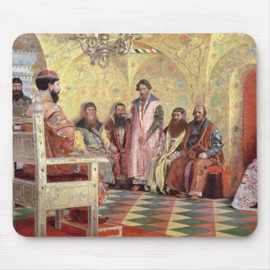 Tsar Mikhail Fyodorovich met Boyars Muismat (Voorkant)