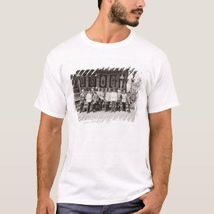 Tsar Nicholas II (1868-1918) in de garde T-shirt