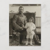 Tsar Nicolas, Tsarévitch Alexis de Russie Carte po (Devant)