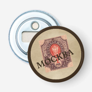 Tsaristisch Rusland Postage Button Flesopener