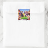 TSB-Poster Vierkante Sticker (Tas)