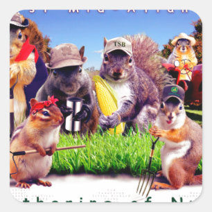 TSB-Poster Vierkante Sticker