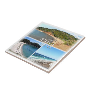 TSC022 ELBA EILAND, Mozaïek, Toscane, Tegeltje