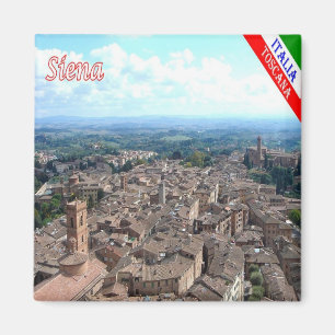 TSC044 SIENA Uitzicht, Toscane, Koelkast Magneet
