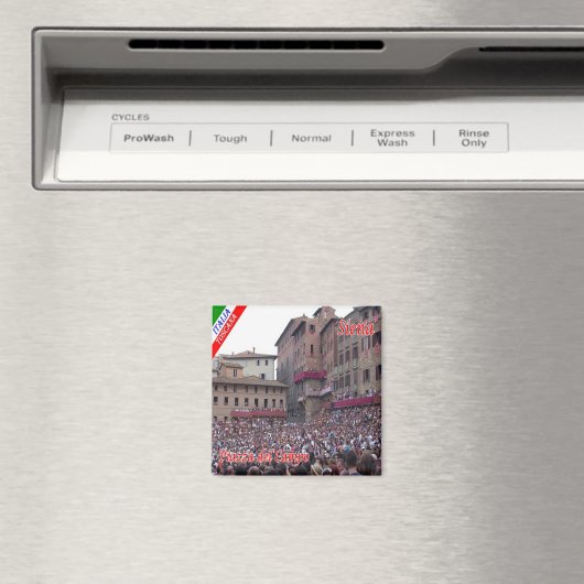 TSC059 SIENA, P.zza del campo, Toscane, Koelkast Magneet (Insitu (Vaatwasser))