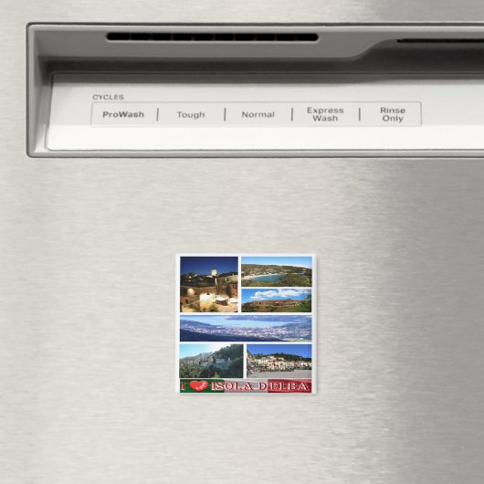 TSC065 ELBA ISLAND I Love, Toscane, Koelkast Magneet (Insitu (Vaatwasser))