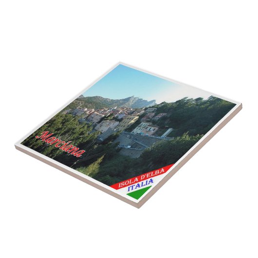 TSC080 MARCIANA, ELBA-Eiland, Toscane, Tegeltje (Zijkant)