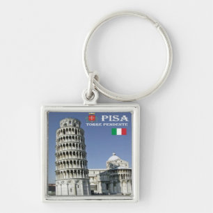 TSC096 LEIDENDE TOWER van PISA, Toscane; Sleutelhanger