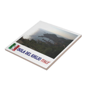 TSC119 GIGLIO ISLAND, Port, Toscane, Tegeltje