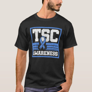 TSC Awareness Tubereuze sclerose Complex Blauwe Ri T-shirt