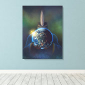 TSDS Koning van de Aarde   Canvas Afdruk (Insitu (Houten vloer))