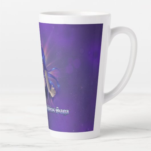 TSDS: Koningin Irana Delphi Book Hoesje Art Latte Mok (Rechts)