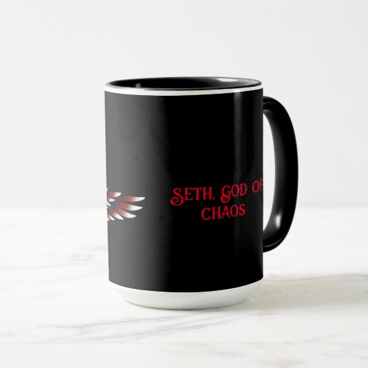 TSDS : Mug graphique en scarab de Seth (Devant droit)