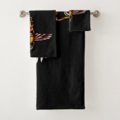 TSDS: Scarab Coat. van Seth Bad Handdoek (Insitu)