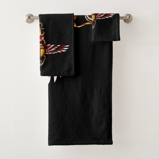 TSDS: Scarab Coat. van Seth Bad Handdoek (Insitu)