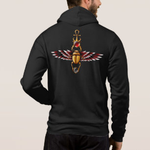 TSDS: Seth Scarab Coat Graphic Hoodie