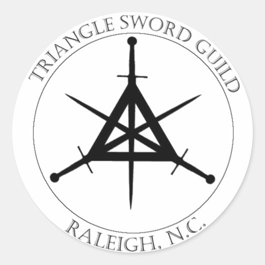 TSG Seal Sticker (zwart op wit) (Voorkant)