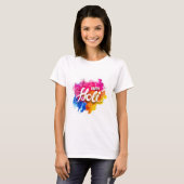 Tshert voor Holi T-shirt (Voorkant volledig)