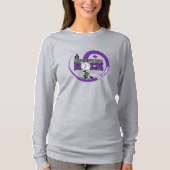 Tshirt à manches longues femmes - gris (Devant)