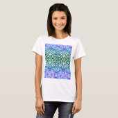 Tshirt - Abstrait aux couleurs froides (Devant entier)
