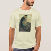 tshirt avec chat tabby (Devant)
