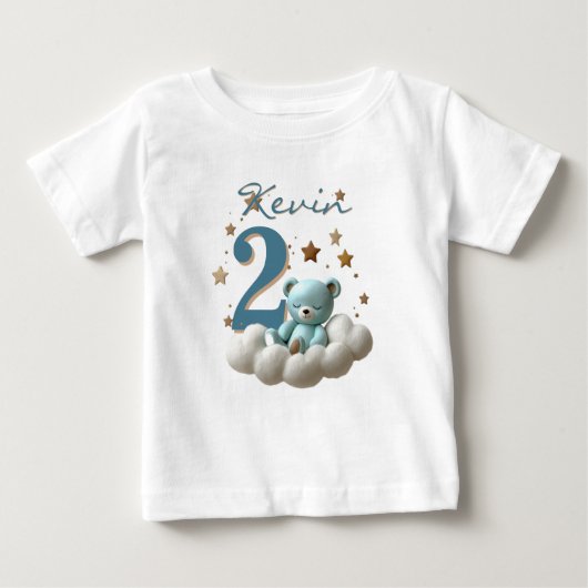 tshirt bear birthday party (Devant)