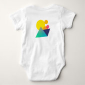 Tshirt bébé Abstrait géométrique (Dos)