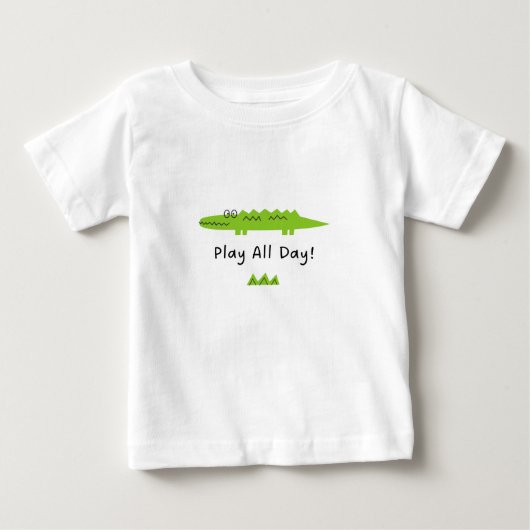 Tshirt bébé enfants jeu croco  (Devant)