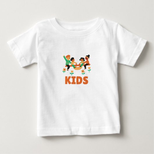 Tshirt bébé jeu pour enfants  (Devant)