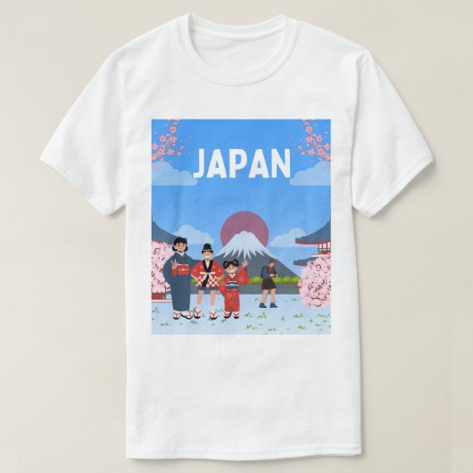 Tshirt bienvenue au Japon (Design devant)