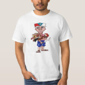 TShirt Blanc "ALBINO SANTIAGO  (Devant)