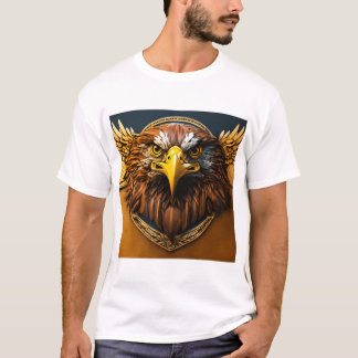 Tshirt blanc avec 🦅 d'aigle