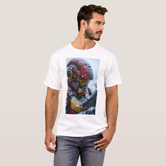 Tshirt blindé Google robot (Devant entier)