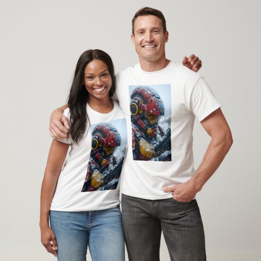 Tshirt blindé Google robot (Unisexe)