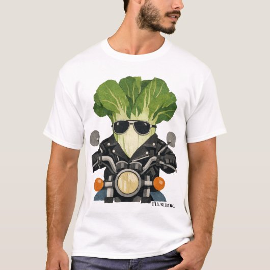 TShirt Bok Choy et Méchant (Devant)