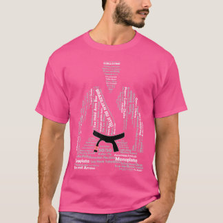 Tshirt - Braziliaans Jiu-Jitsu - Black Belt Medita