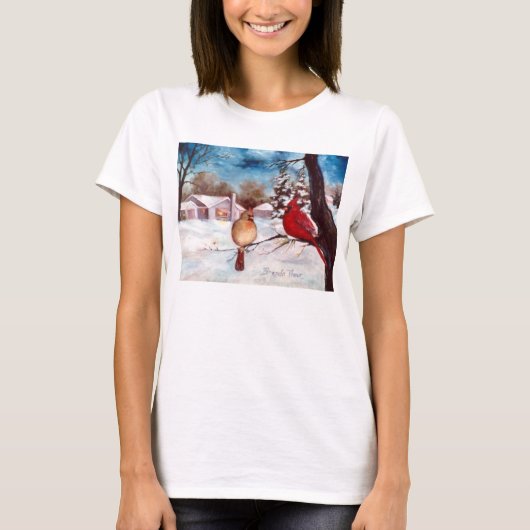 Tshirt Cardinal Winters Serenity (Devant)