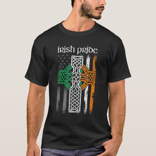 Tshirt celtique Jour de la Saint Patrick-Américain (Devant)