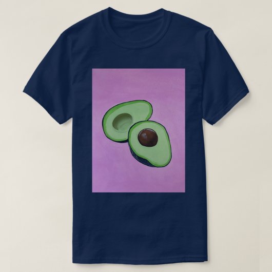 TShirt classique Avocado rose (Design devant)